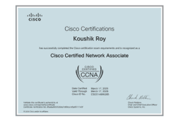 CCNA (Cisco Certified Network Associate) certificate